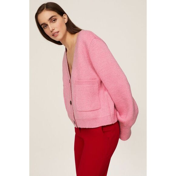 Apparis Marcella Women's Confetti Pink Button Cardigan Knit Sweater Size XS/S - Picture 4 of 11